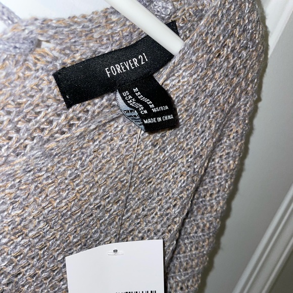 NWT Forever 21 Lace Up Sweater M - Picture 6 of 11